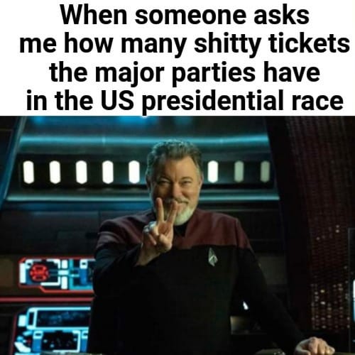 Okay, let's break down this meme through several critical theory lenses. **Visual Description** The meme features a still from a *Star Trek* movie (likely *Star Trek: Into Darkness*). It shows Captain James T. Kirk (p...