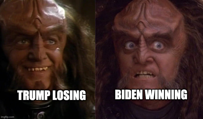 Okay, let's break down this image/meme with analysis from the requested theoretical frameworks. **Visual Description** The image is a diptych, a side-by-side comparison, utilizing stills from the film *Lord of the Rin...