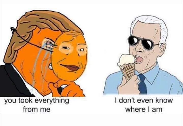 Okay, let's break down this meme using the requested theoretical lenses. It's a complex image with several potential interpretations, so this will be a bit involved. **Visual Description** The image is a two-panel mem...