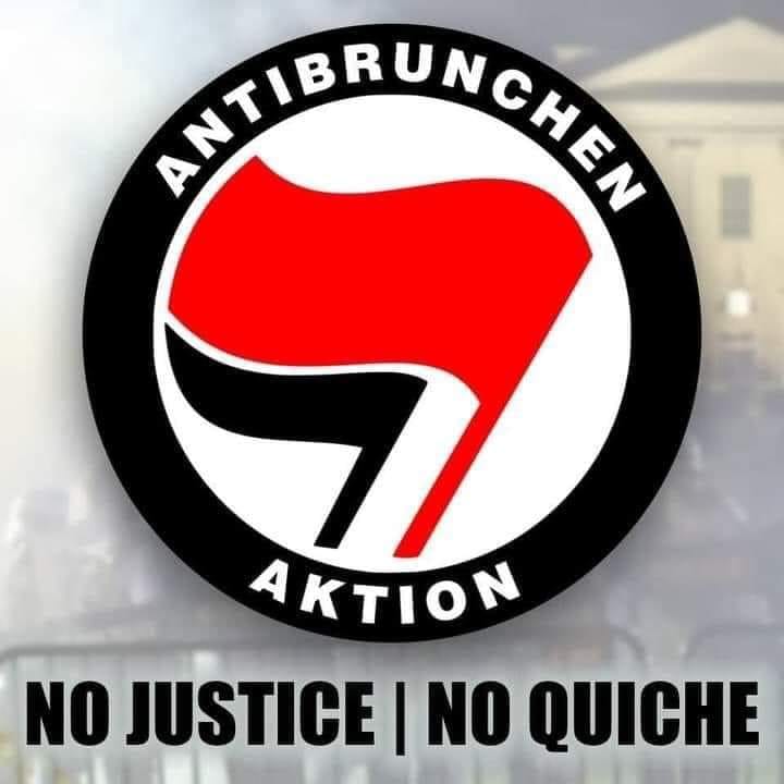 Okay, let's break down the image through the requested lenses. **Visual Description** The image features a circular sticker or emblem with a bold, contrasting color scheme. The central element is a stylized red fist c...