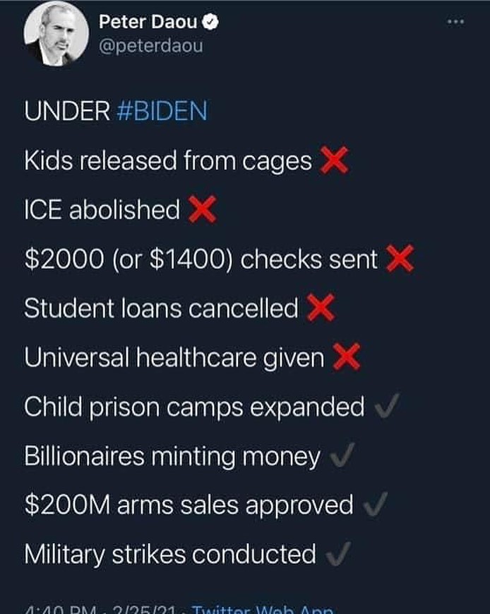 Okay, let's break down this Twitter post by Peter Daou, applying different theoretical lenses. ## Visual Description The image is a screenshot of a Twitter post. It features a profile picture of Peter Daou, a blue ver...