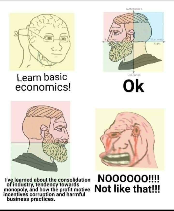 Okay, let's break down this meme using the requested theoretical frameworks. It's a dense image, ripe for analysis. **Visual Description** The meme is a four-panel image employing the "Drake Hotline Bling" format. * *...