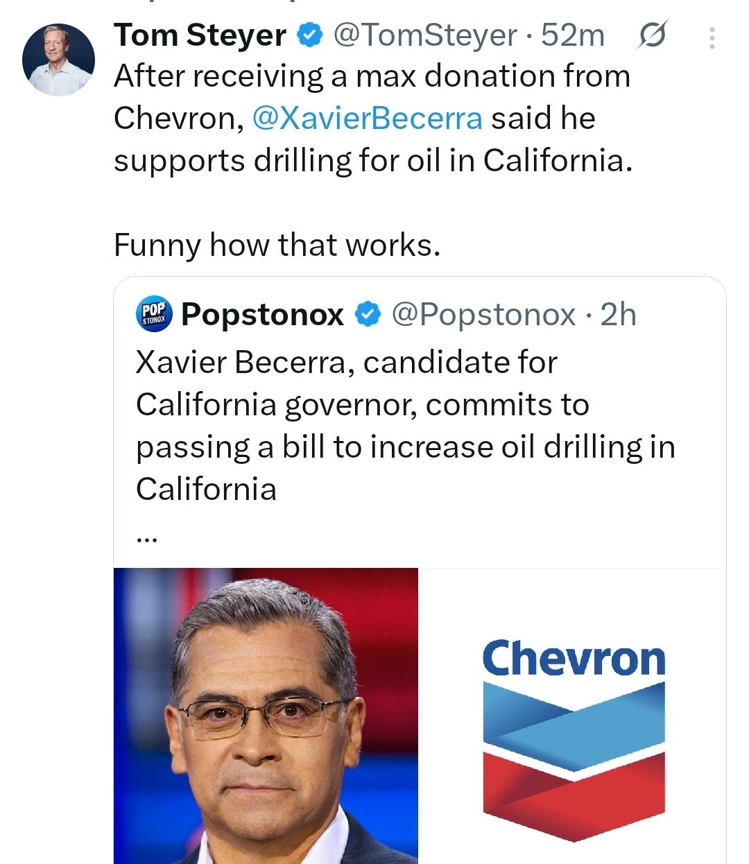 This Anti-Neoliberal perspective critiques the system where public office often becomes a vehicle for private corporate exploitation. It highlights a scenario where a political figure supports aggressive oil drilling...