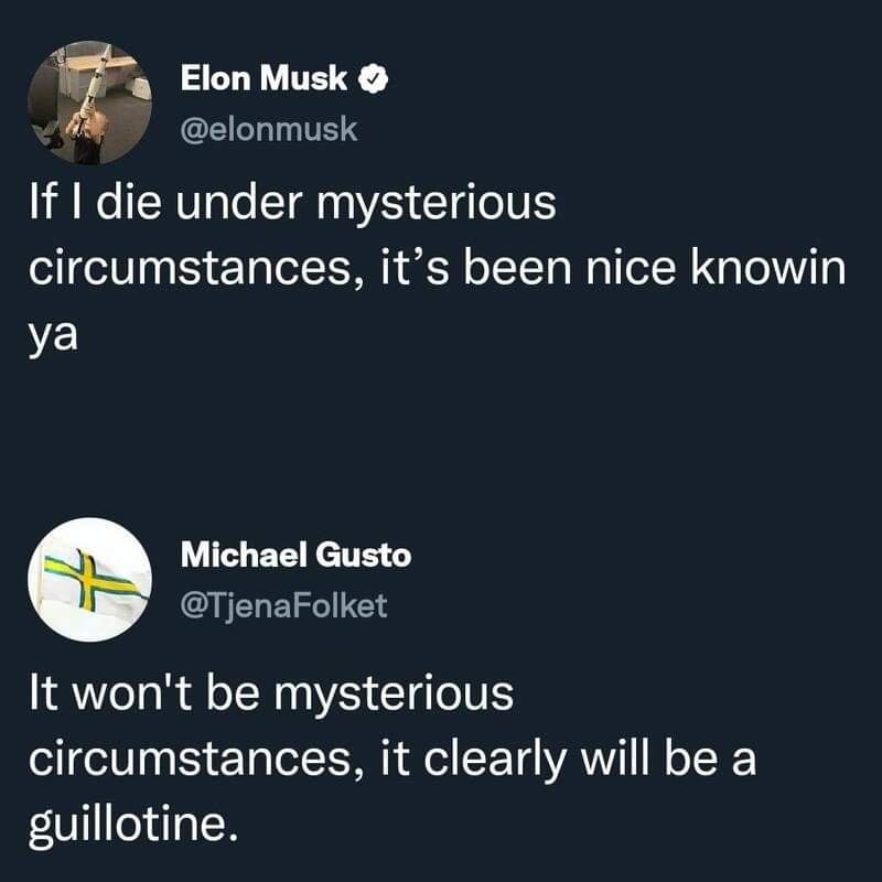 Okay, let's break down this Twitter exchange using the lenses you've provided. It's a surprisingly rich (and dark) piece of internet discourse given its brevity. **Visual Description** The image shows a screenshot of...