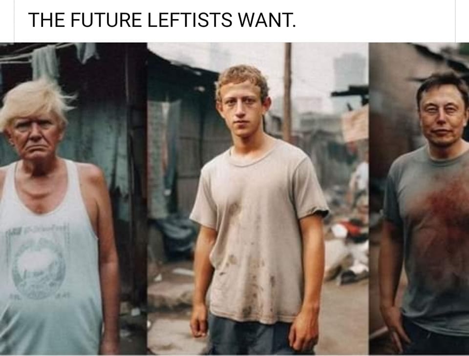 Okay, let's break down this image, titled "The Future Leftists Want," through the requested theoretical lenses. It's important to note this is an interpretation, and the image is clearly framed with a specific (likely...