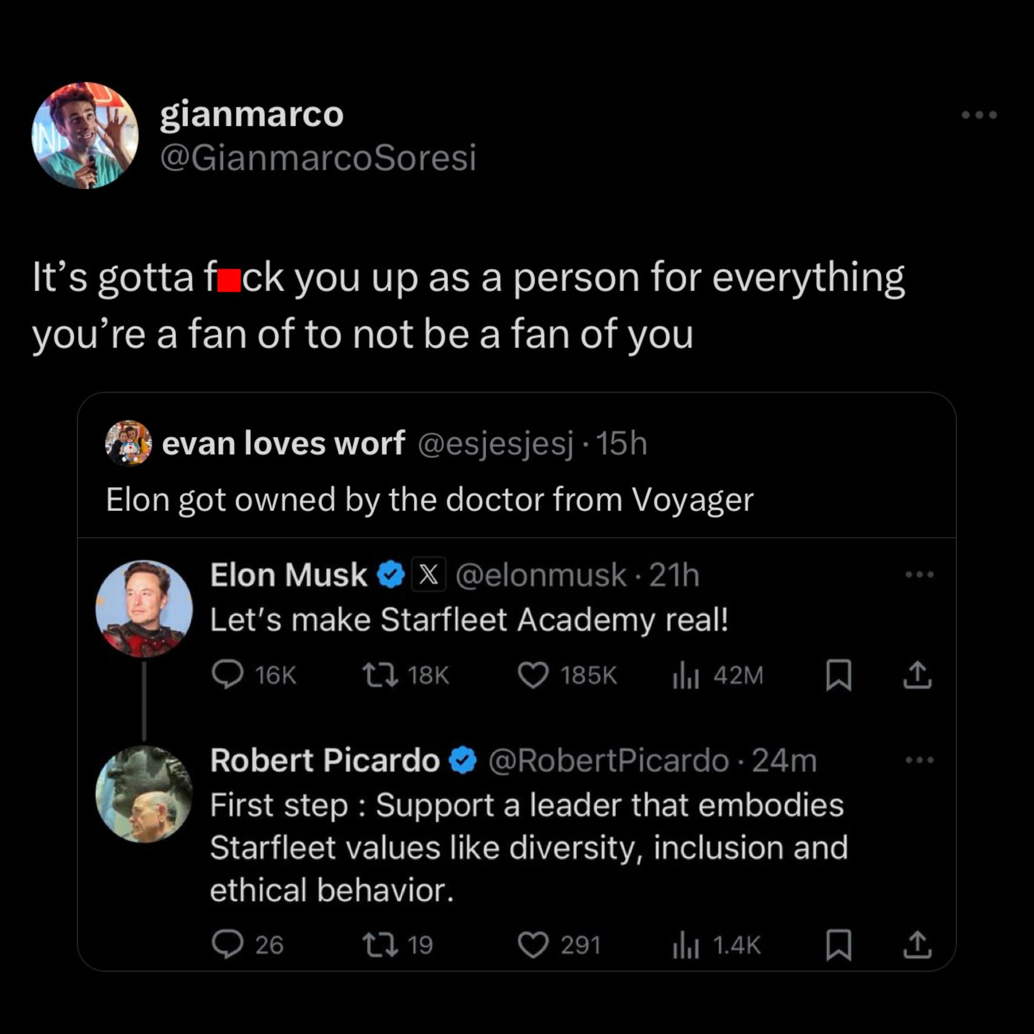 Okay, let's break down this Twitter thread through the lenses you've requested. It's a dense set of exchanges, laden with cultural references and, as you'll see, ripe for analysis. **Visual Description** The screensho...