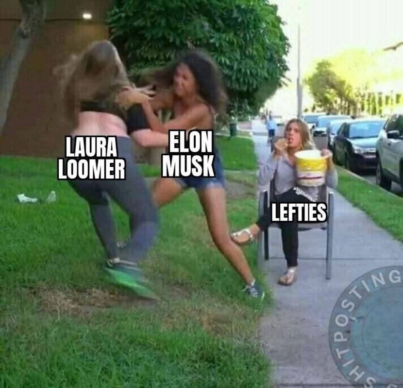 Okay, let's break down this meme through several theoretical lenses. It's a rather layered image with potential for quite a bit of interpretation. **Visual Description** The image is a still from what appears to be a...