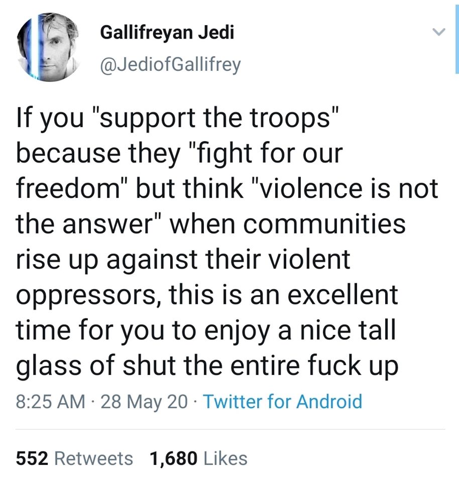 Okay, let's break down this tweet through the lenses you've requested. It’s a strongly worded statement, so there’s quite a bit to unpack. **Visual Description** The tweet is presented as a standard Twitter post. It i...