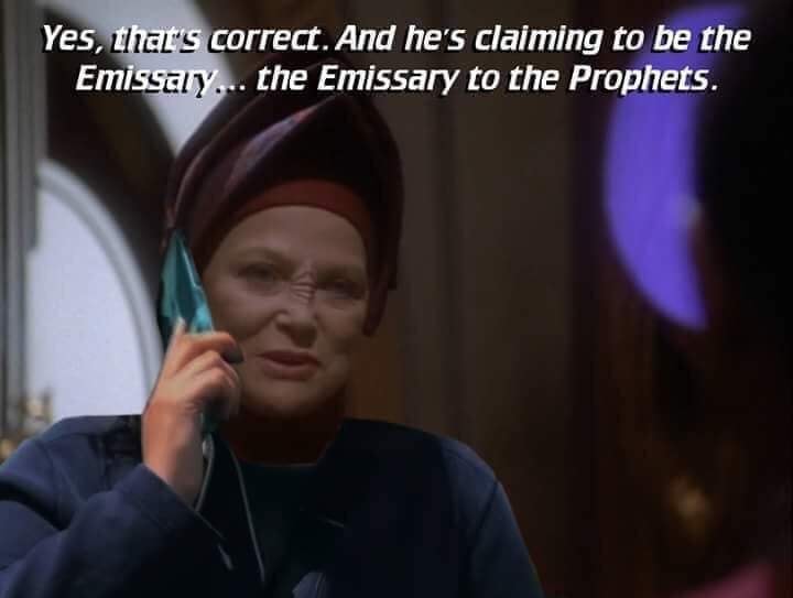 Okay, let's analyze the image and its accompanying text through the requested theoretical lenses. **Visual Description** The image is a screen capture, likely from a television show or film, given its visual quality a...