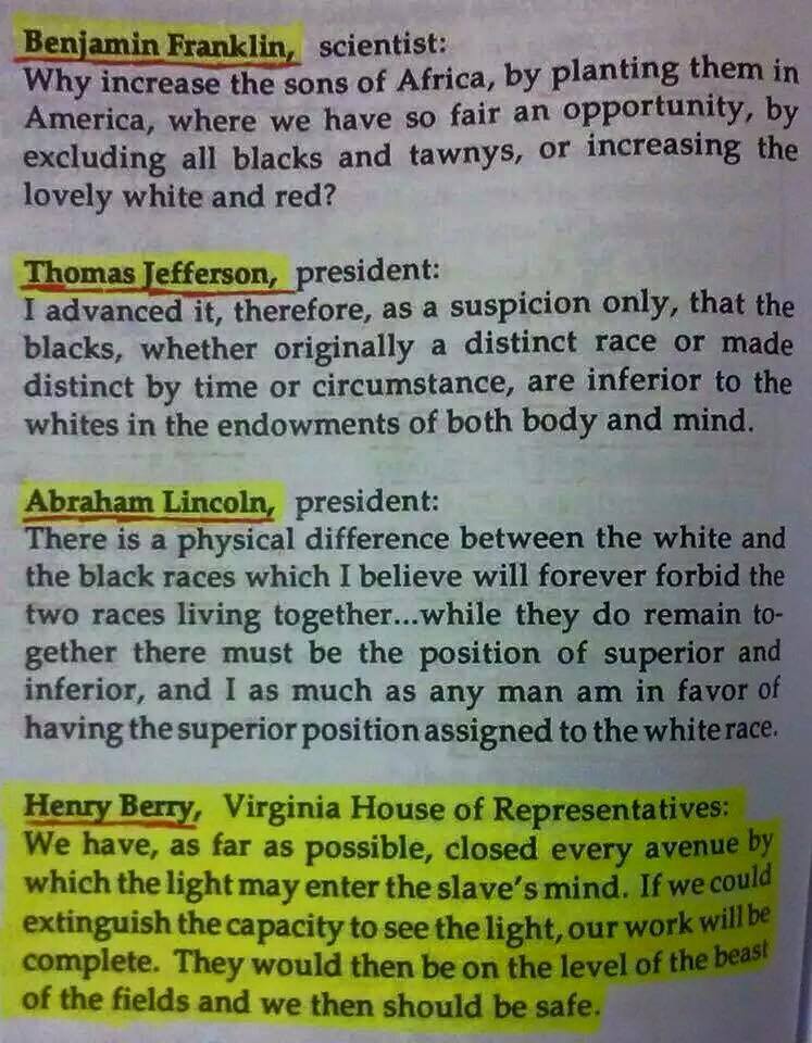 Okay, let's break down the image and analyze the quotes presented through the requested theoretical lenses. It's a challenging text, loaded with historical and ideological weight. **Visual Description** The image appe...