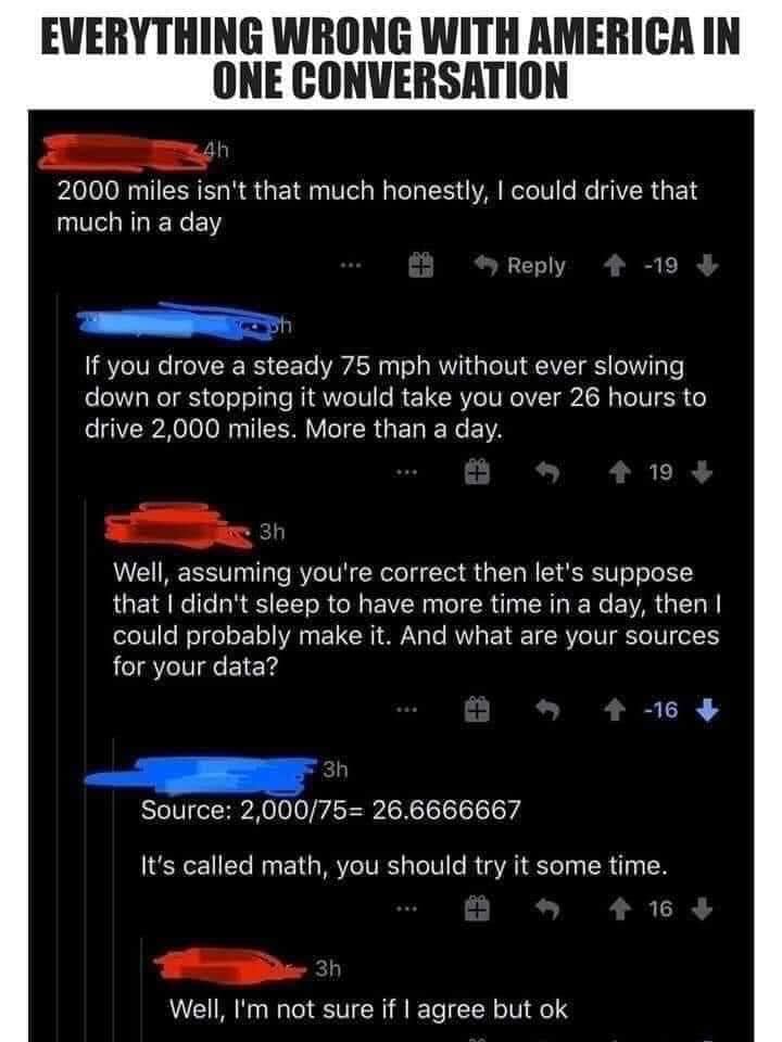 Okay, let's break down this screenshot of a Reddit conversation through the lenses you've requested. Given the limited text and context, some sections will be more applicable/developed than others. **Visual Descriptio...