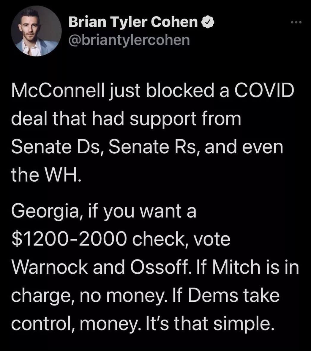 Okay, let's break down this Twitter post from Brian Tyler Cohen through several theoretical lenses, focusing on those you requested. I'll indicate where a lens *doesn't* readily apply as well. **1. Visual Description*...