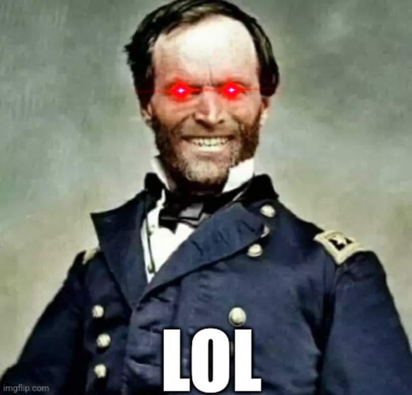 Okay, let's break down this image with the requested analytical lenses. It's a memetic image, so the analysis will lean into that aspect as well. **Visual Description** The image depicts a 19th-century portrait of a m...