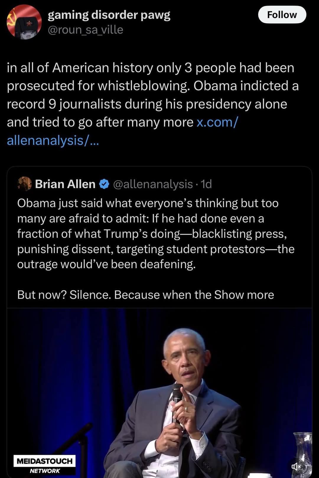 Okay, let's break down this Twitter post and associated image through the lenses you've requested. It's a complex post, so we'll try to give a focused, but layered analysis where applicable. **1. Visual Description**...