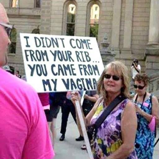 Okay, here's an analysis of the image, broken down into relevant sections. Given the content, some sections will be more substantial than others. **Visual Description** The image shows a woman holding a sign in what a...