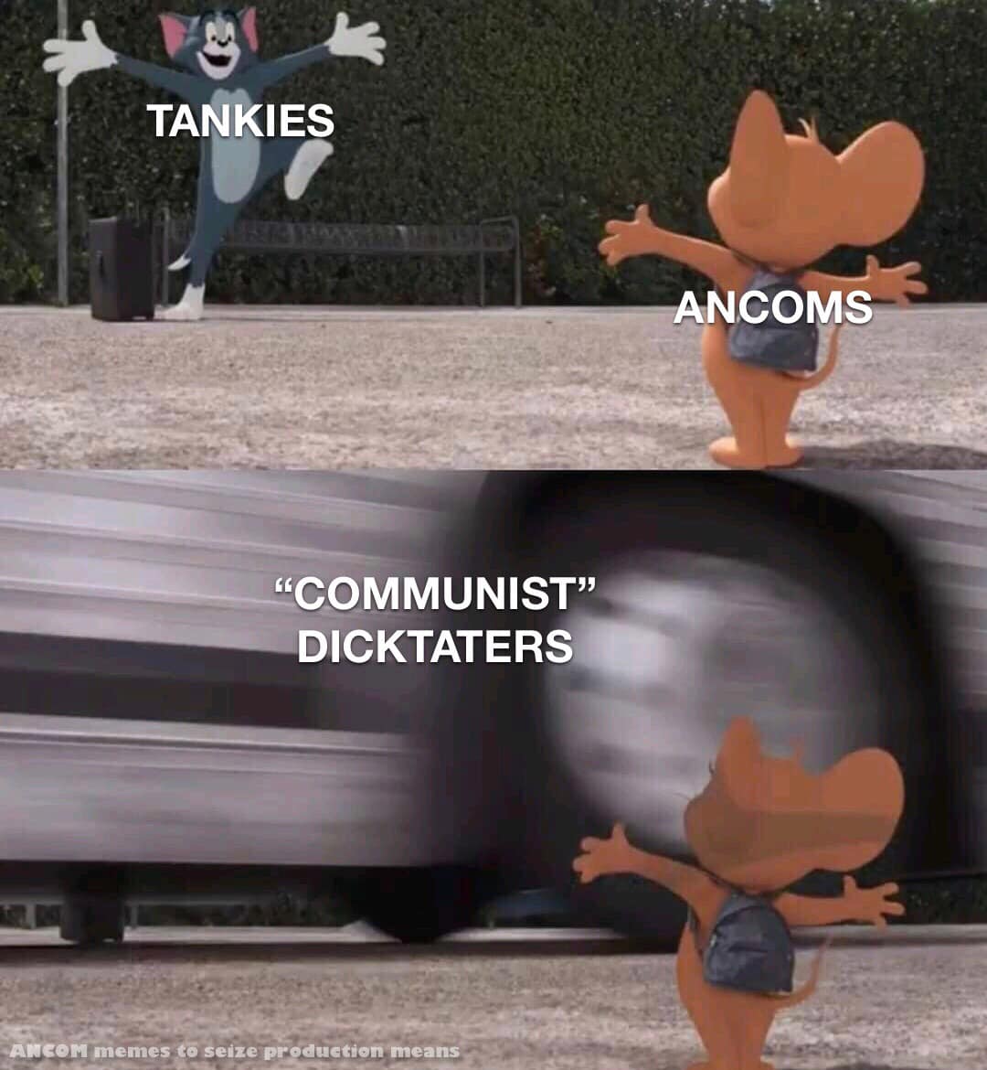 Okay, let's break down this meme using the requested theoretical frameworks. This is a somewhat complex and layered image, so the analyses will be nuanced. **Visual Description** The meme utilizes the classic cartoon...