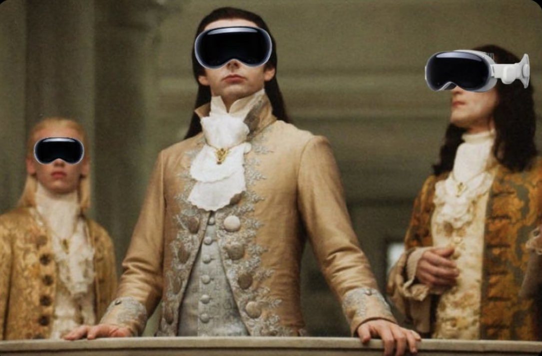 Okay, let's analyze this image through various theoretical lenses. Here's a breakdown addressing the headings as applicable. **Visual Description** The image depicts three men dressed in 18th-century aristocratic atti...