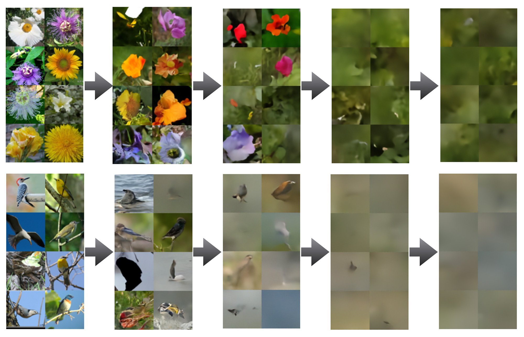 Okay, let's break down this image series through various theoretical lenses, as requested. It's a complex image series, and several lenses can be applied. **I. Visual Description** The image presents two distinct seri...