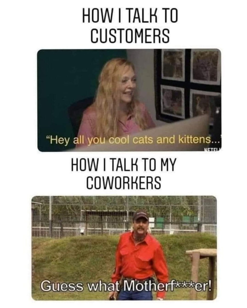 Okay, let's break down this meme using the requested theoretical frameworks. It's important to remember that applying these frameworks is interpretive and can be debated. **Visual Description** The image is a two-pane...