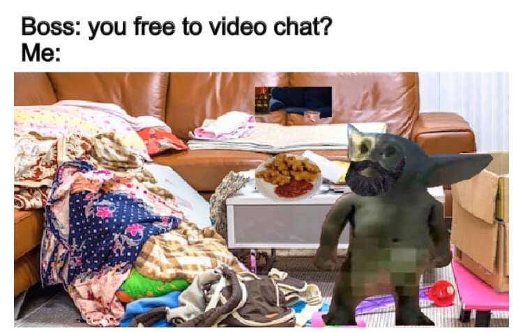 Okay, let's break down this meme through the lens of various theoretical frameworks. It's a rich image, ripe for analysis! **Visual Description** The meme presents a contrast between a direct question ("Boss: you free...