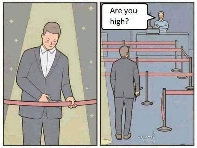 Okay, let's break down this image using the requested theoretical lenses. It’s a deceptively simple cartoon, but there's a surprising amount to unpack, and not all categories will be applicable. **Visual Description**...