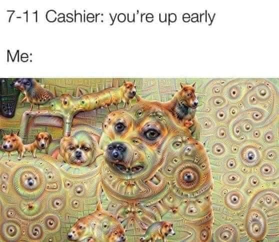 Okay, let's break down this meme through a few different theoretical lenses. It's a *very* strange meme, so some of these will feel more applicable than others! **Visual Description** The meme is a digitally manipulat...