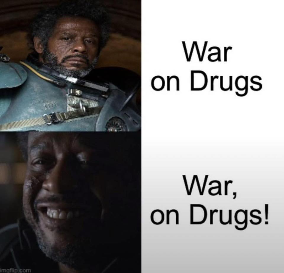 Okay, let's analyze this meme image with the requested theoretical frameworks. **Visual Description** The meme is a two-panel reaction image utilizing a scene from the show *The Wire*. The character depicted is Lester...