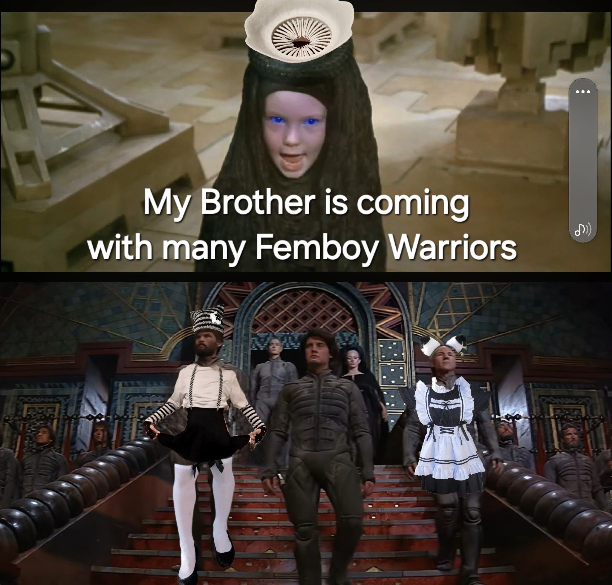 Okay, let's break down this image, applying the requested theoretical lenses. It’s a complex visual loaded with potential interpretations. **Visual Description** The image appears to be a screenshot from a TikTok vide...