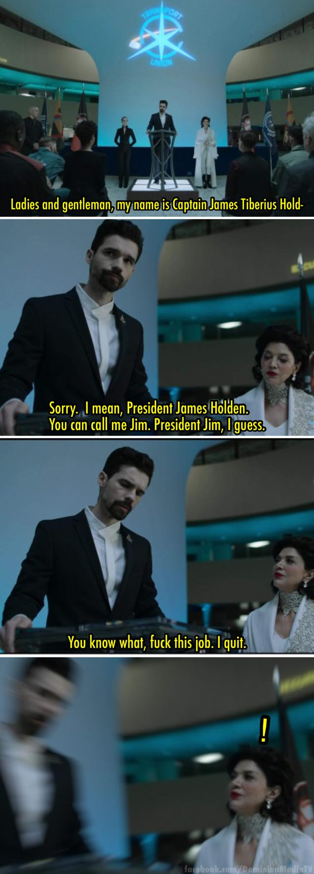 Okay, let's break down this image and its textual elements through several theoretical lenses. It's a pretty rich meme, actually, playing with expectations of leadership and power! **1. Visual Description** The image...