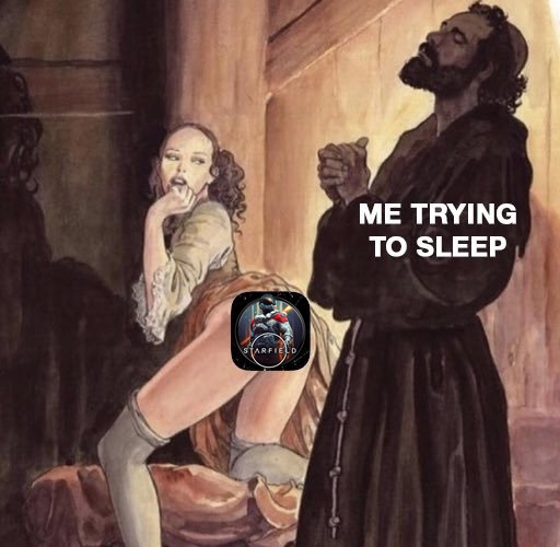 Okay, let's break down this image with analysis across several theoretical frameworks. It's a complex and layered image, with potential for quite a bit of interpretation, and the added text ("Me Trying to Sleep") sign...