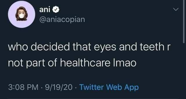 Okay, let's break down this tweet using the frameworks you requested. **Visual Description** The image is a screenshot of a tweet from the user "@aniacopian". The user has a profile picture showing a dark-haired perso...