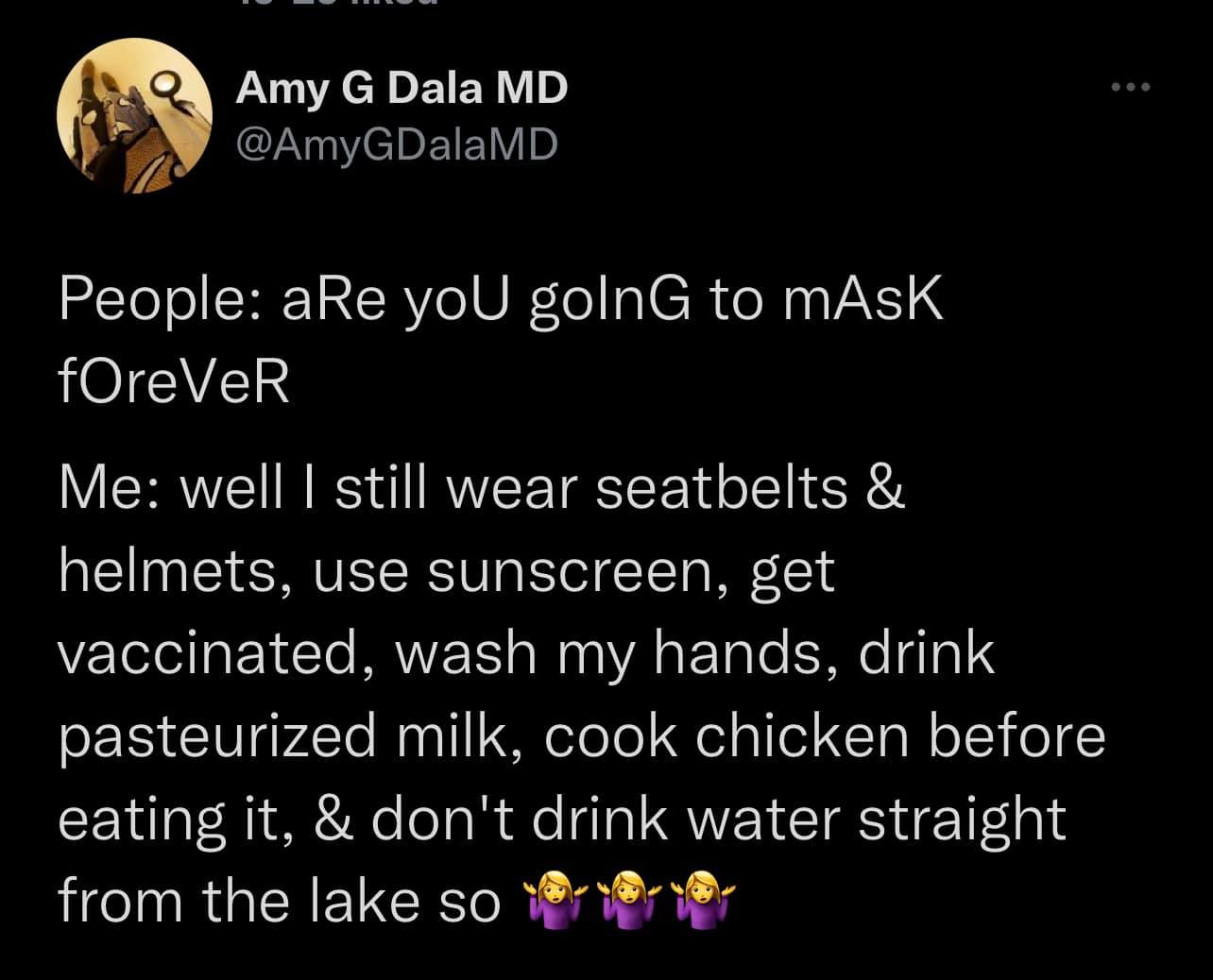 Okay, let's break down this Twitter post (from Dr. Amy G. Dala) through various theoretical lenses. ## Visual Description The image is a screenshot of a Twitter post. It features a profile picture of a person wearing...