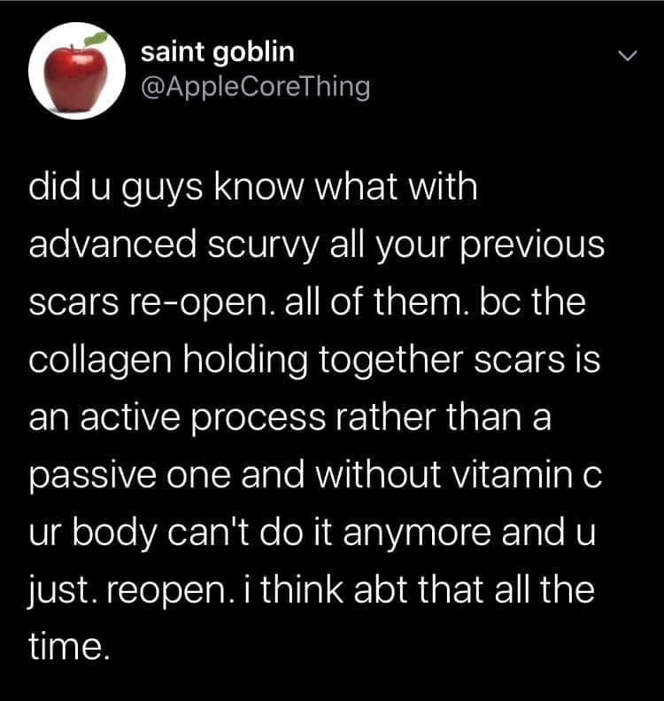 Okay, let's break down this rather unsettling Twitter post through various critical lenses. **Visual Description** The image is a screenshot of a Twitter post. It features: * **Profile Picture:** A red apple with a bi...