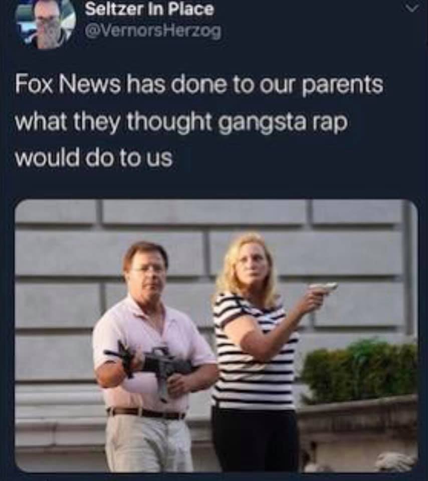Okay, here's an analysis of the meme "Fox News has done to our parents what they thought gangsta rap would do to us," broken down into sections, based on the requested theoretical frameworks. I'll indicate where a fra...