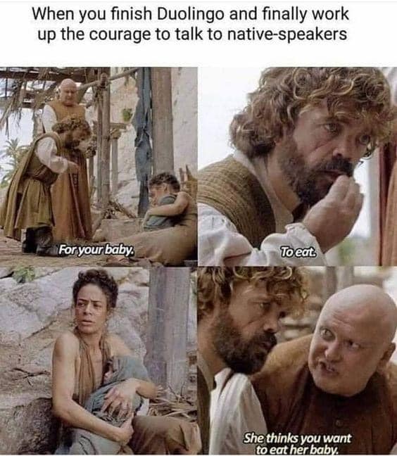 Okay, let's break down this meme using the frameworks you've requested. It's a humorous image drawing from a scene in *Game of Thrones*, and while it seems simple on the surface, we can tease out some surprisingly com...