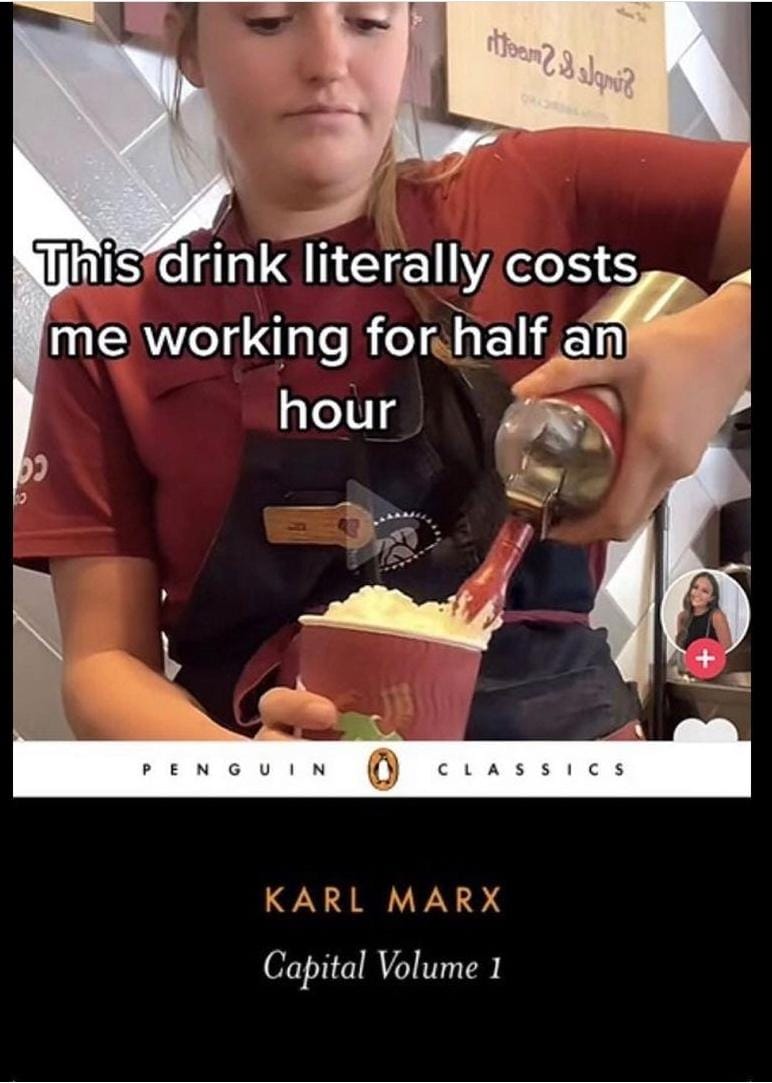 Okay, let's break down this image and its potential interpretations through the lenses you've requested. **Visual Description** The image depicts a partially obscured person, presumably a barista, in a coffee shop env...