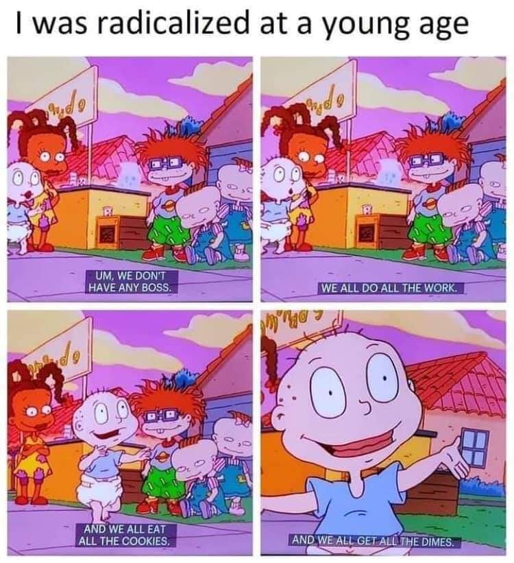 Here's an analysis of the image, broken down by the requested theoretical lenses. It's important to note this is an interpretation *through* those lenses – the image itself is a simple cartoon frame, but the meme form...