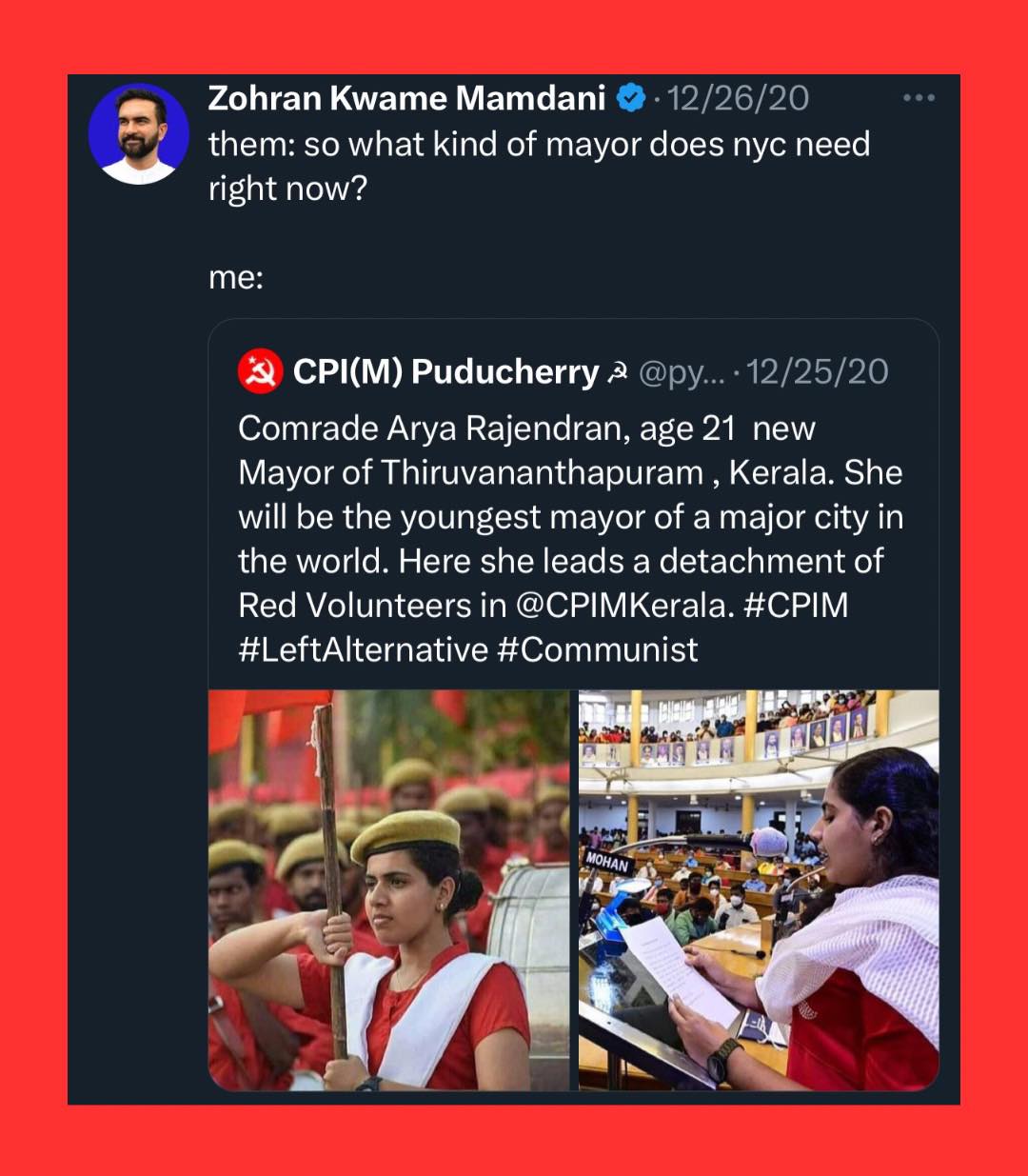 Okay, here's a breakdown of the Twitter post, analyzed through the lenses you requested. I will skip sections that don't really apply. **Visual Description** The post contains a screenshot of a Twitter exchange. The t...