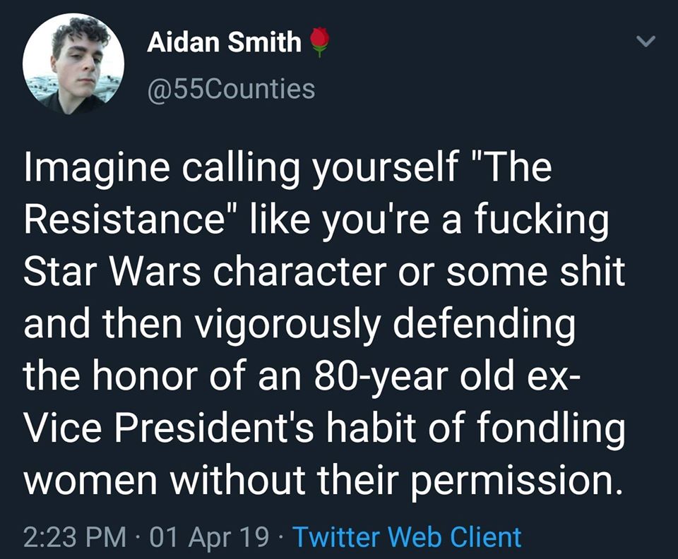 Okay, let's break down this Twitter post through several theoretical lenses. It's a dense post ripe for analysis. **Visual Description** The post is a screenshot of a tweet from a user named Aidan Smith (@55Counties)....