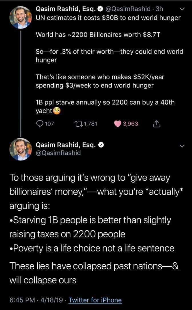 Okay, let's break down this Twitter thread by Qasim Rashid through the lenses you've provided. It's a dense set of arguments, ripe for complex analysis. **Visual Description** The image is a screenshot of a Twitter th...