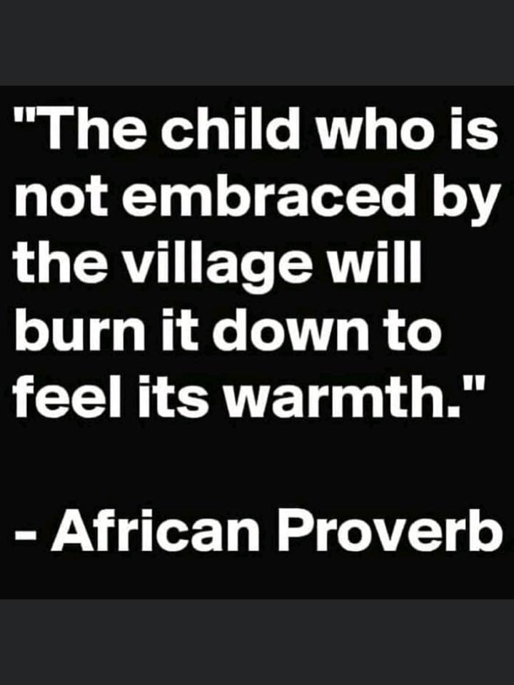 Okay, let's break down this powerful proverb through the lenses you've requested. I will only include sections relevant to the content. **Visual Description** The image is a stark black background with white text. The...