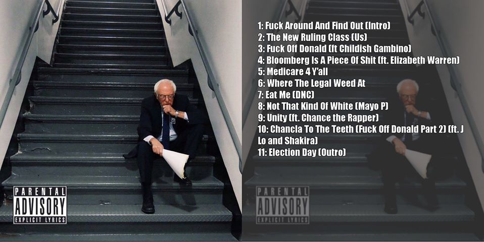 Okay, let's break down this album cover and tracklist through the requested theoretical lenses. It's a complex piece, ripe for such analysis. **Visual Description** The album cover features a stark, black-and-white ph...