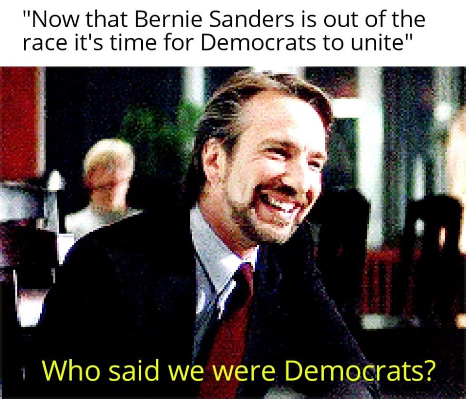 Okay, let's break down this meme using the requested theoretical lenses. **Visual Description** The image is a still from the movie *There Will Be Blood* (2007), featuring Daniel Day-Lewis in character as Daniel Plain...