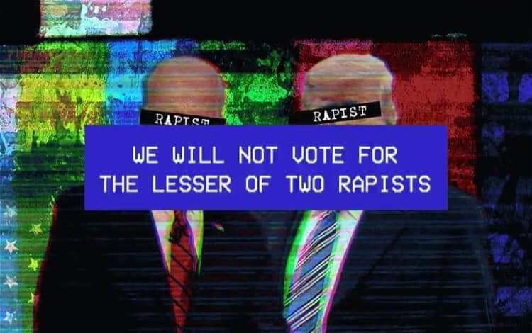 Okay, let's break down this image through the requested analytical lenses. Given the strongly political and emotionally charged content, several of the frameworks are very relevant. ## **Visual Description** The image...