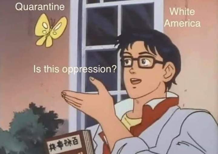 Okay, let's break down this meme through various theoretical lenses. It's a bit of a layered image, so we'll try to cover what each approach might illuminate. **Visual Description** The image is a still from an older...