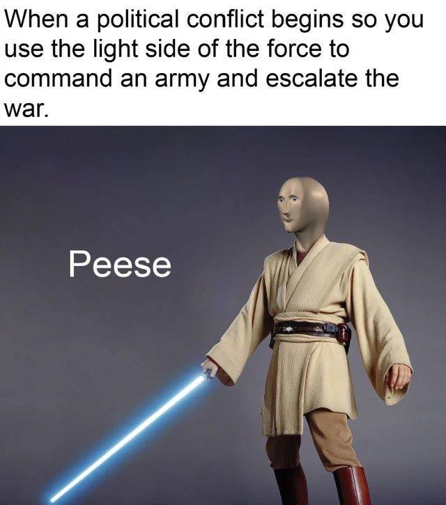 Okay, let's break down this meme using the requested theoretical lenses. It’s a rich, layered image ripe for deconstruction! **Visual Description** The image is a digitally altered meme. It features a screenshot from...