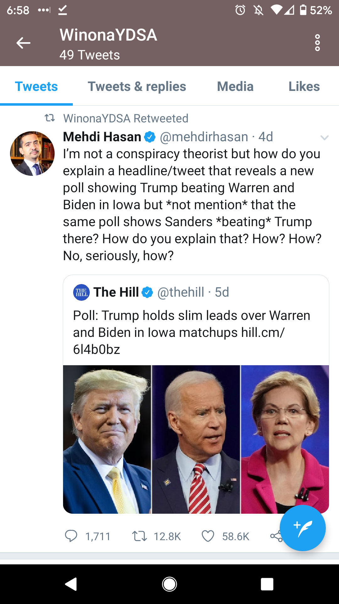 Okay, here's an analysis of the provided screenshot, broken down into sections as requested. I will only include sections that are relevant to the image's content. ## Visual Description The screenshot is of a Twitter...