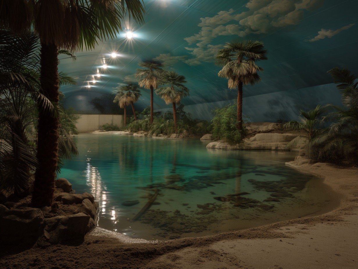 Okay, let's break down this intriguing image with the requested theoretical lenses. It's a complex visual, leaning heavily into artifice and simulation, which lends itself well to several of these analyses. **Visual D...