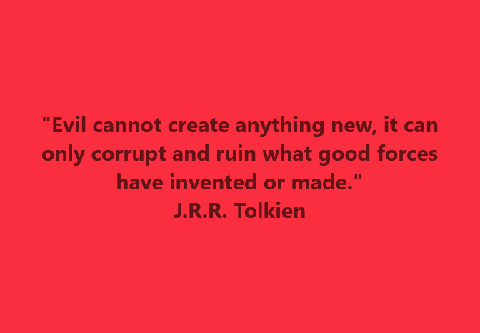 In the Lord of the Rings fandom, this meme serves as a philosophical commentary on the nature of evil rather than just a statement about the war against Sauron. The text argues that villainy is not an act of creation,...