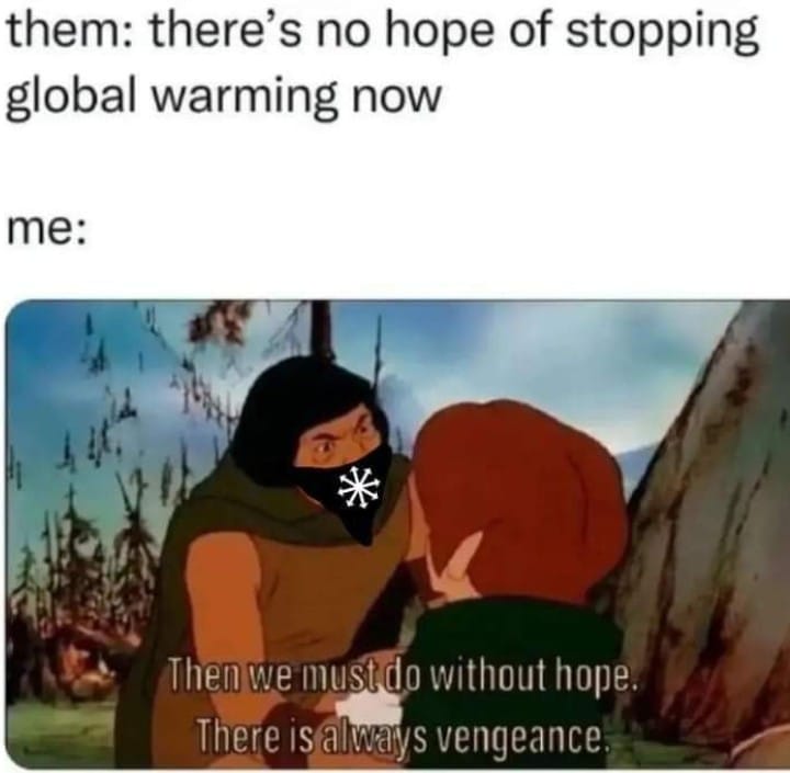 Okay, let's break down this meme through the requested theoretical lenses. It's a rich image with a provocative statement, lending itself well to these analyses. **Visual Description** The meme utilizes a still image...